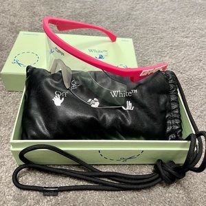 Off-White mask-frame sunglasses